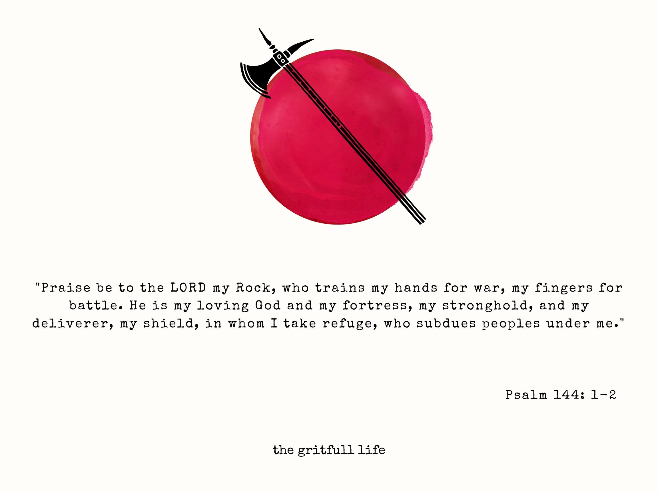 Psalm 144:1-2 The Gritfull Life